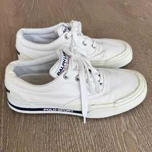 Ralph Lauren Polo Sport White Sneakers